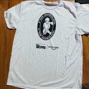 “The Boys” Amazon F**kin Diabolical San Diego Comic-Con Exclusive T-Shirt - RARE